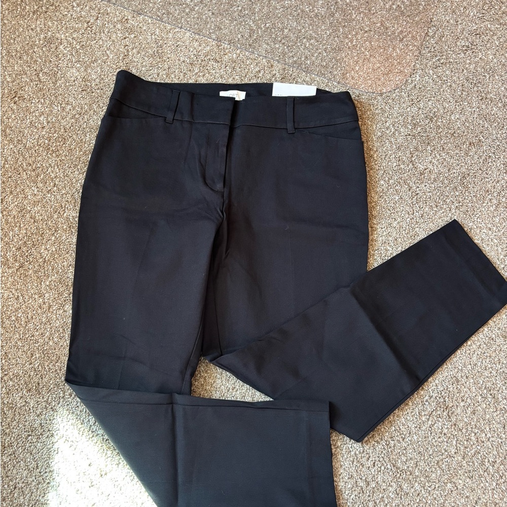 LOFT Women's Black Curvy Skinny - 12